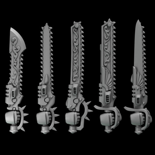Crimson Wings Chainswords x10 Resin Upgrade Parts product image