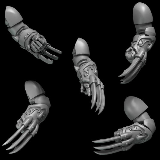 Crimson Lords Claws x10 Resin Upgrade Parts alternate view 2