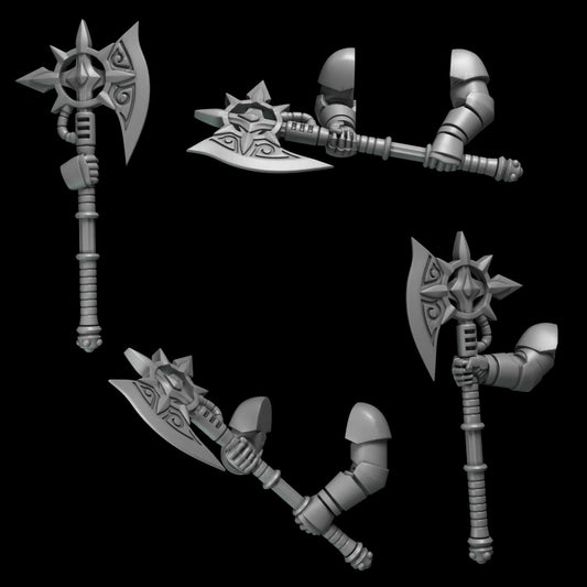 Crimson Lords 2 Handed Axe Set Resin Upgrade Parts alternate view 2