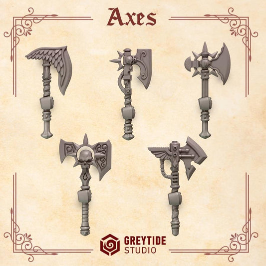 Crimson Lords Handed Axes x10 Resin Upgrade Parts product image