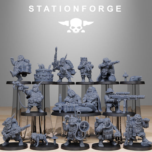 GrimGuard Skulldart Trappers Resin Miniature Figure product image