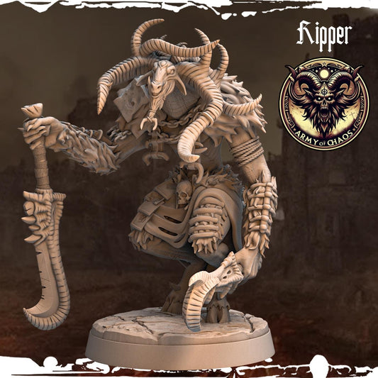Chaos Beast Ripper Resin Miniatures Set alternate view 2