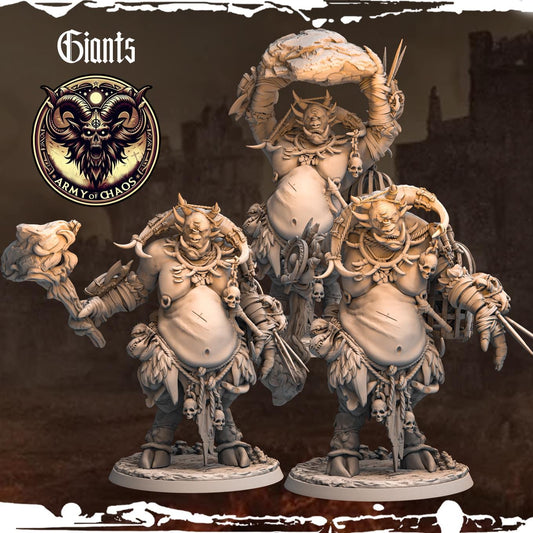 Chaos Beast Giants Resin Miniatures Set product image
