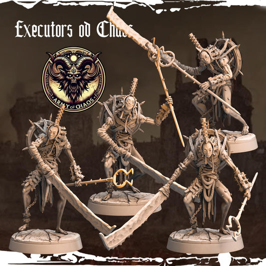 Dreadful Executors of Chaos Resin Miniatures Set product image