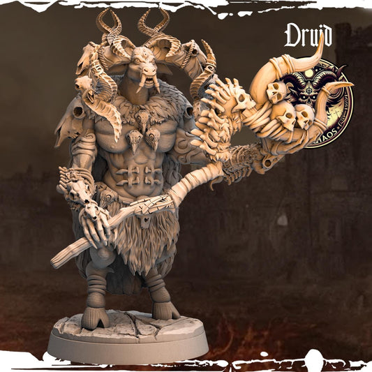 Chaos Beast Druids Resin Miniatures Set alternate view 2