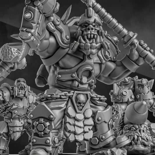 Orc Head Crackaz Mob Resin Upgrade Parts product image