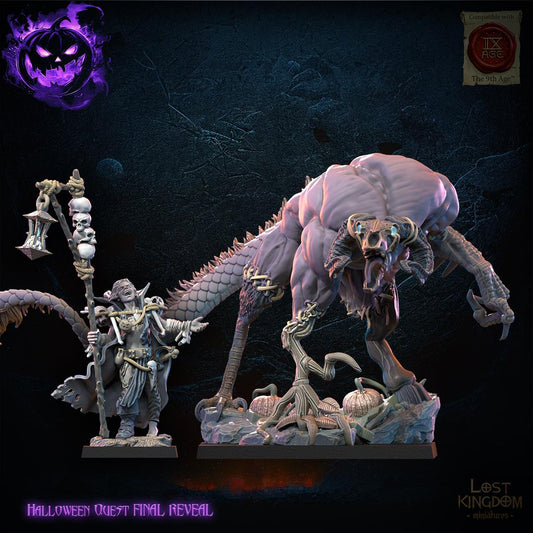 Warlock and Daemon Familiar Resin Miniatures Set product image