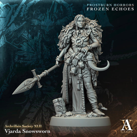 Vjarda Snowsworn Resin Miniature Figure product image