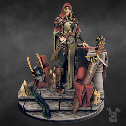 3d Printed Leona The Forestborn by DakkaDakka Miniatures