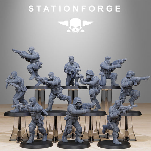 GrimGuard Counter Terrorists Resin Miniature Figure product image