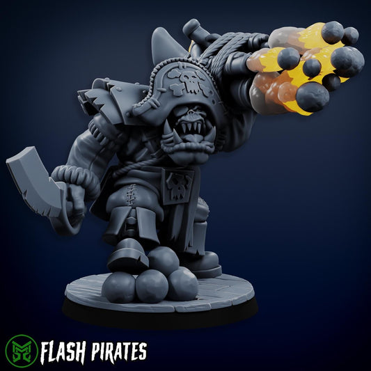 Ork Pirate Cannon Warboss #4 Resin Upgrade Parts product image
