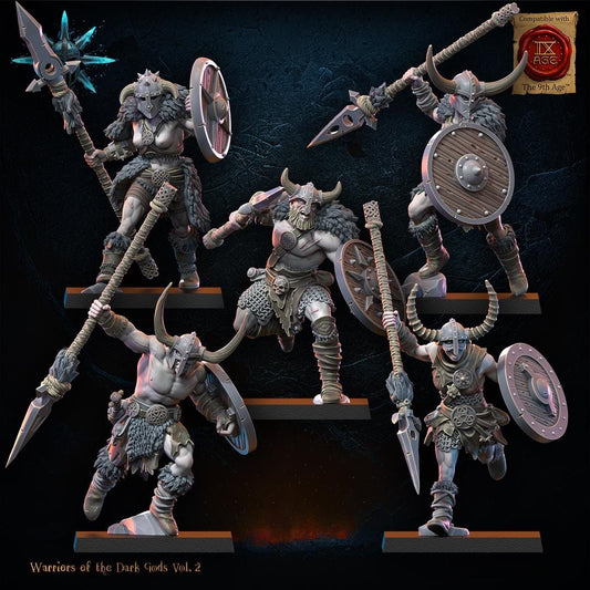 Chaos Barbarian Regiment Resin Miniatures Regiment product image