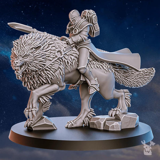 Stormpride Sisters Wolf Riders x3 Resin Miniatures Set alternate view 2
