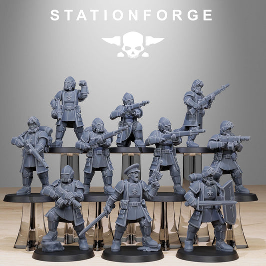 Royal Guard Patrol x10 Resin Miniatures Set product image
