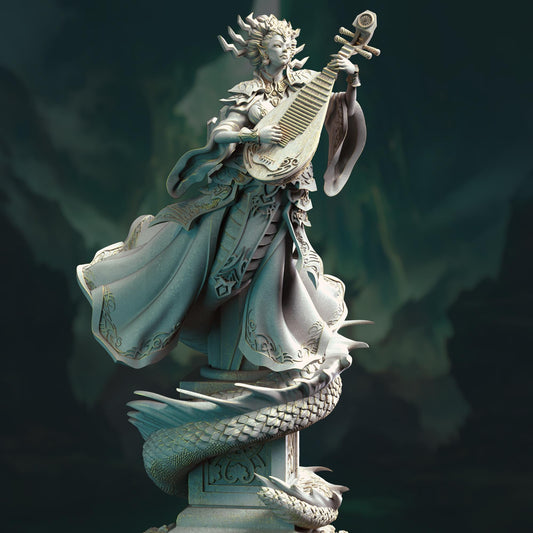 Eastern Medusa Siren Resin Miniature Figure alternate view 2