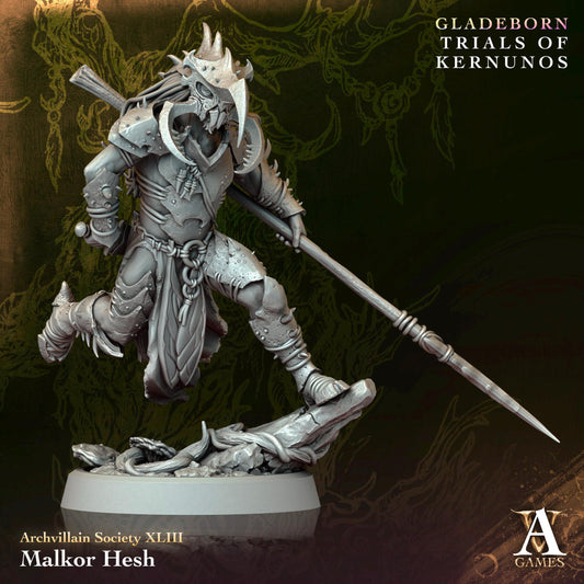 Malkor Hesh Resin Miniature Figure product image