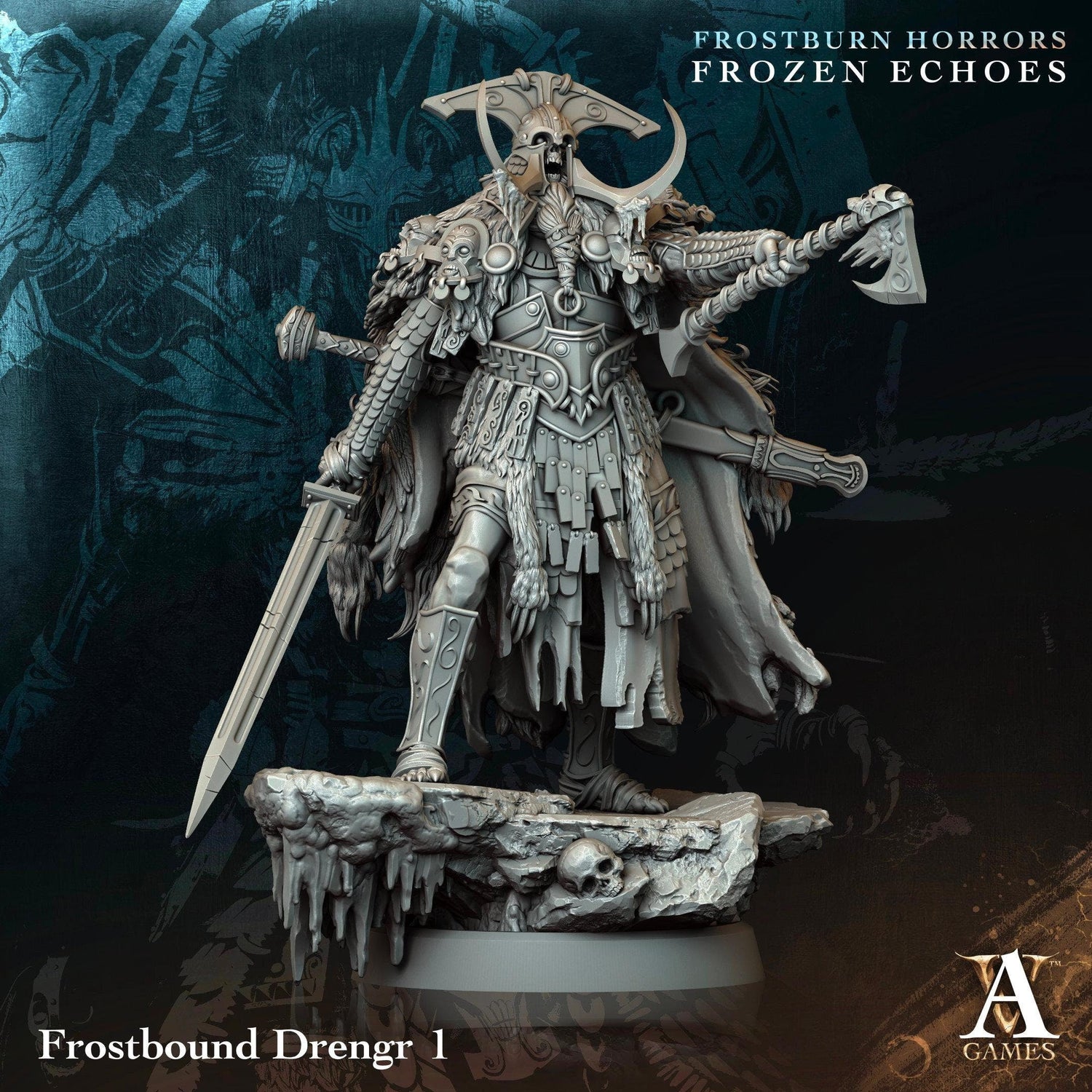 Frostbound Drengrs Resin Miniatures Set product image