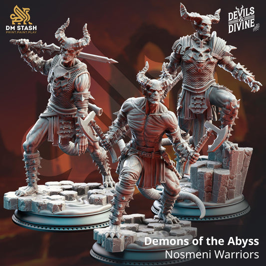 Devil Warriors of the Hells Resin Miniature Figure product image