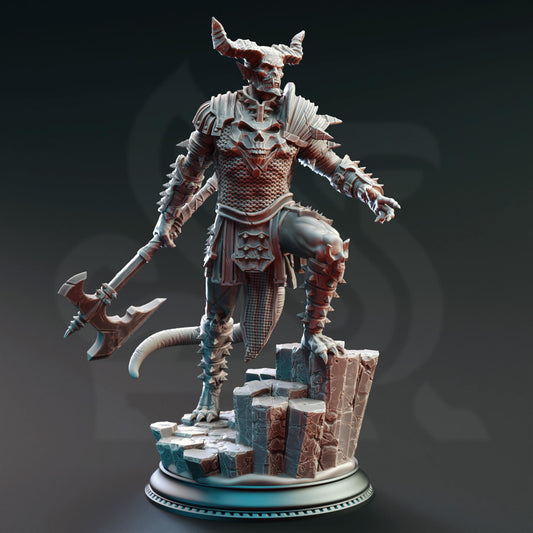 Devil Warriors of the Hells Resin Miniature Figure alternate view 2