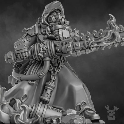 3d Printed Pyro Zealot by DakkaDakka Miniatures
