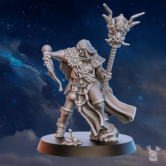 Blackhide Sisters Shaman Resin Miniature Figure product image