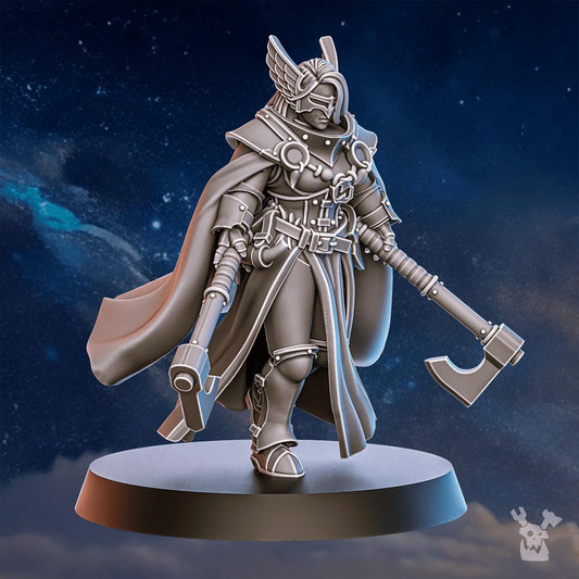 Blackhide Dueling Champion Resin Miniature Figure alternate view 2