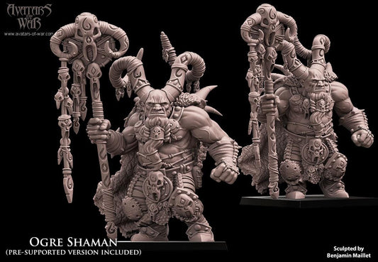Ogre Shaman Resin Boss Miniature product image