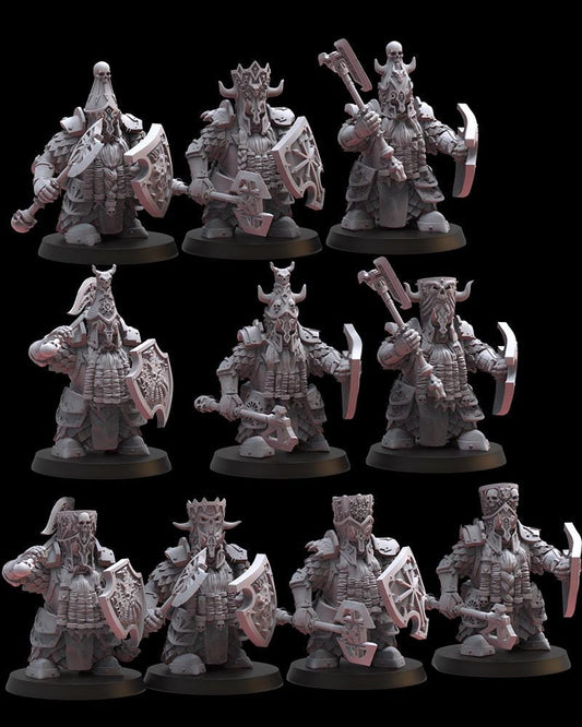 Black Iron Dwarves Resin Boss Miniature product image