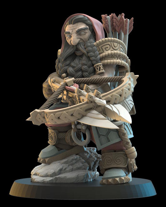 Harald, Dwarf Armbrost Hero Resin Upgrade Parts product image