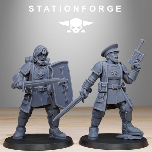 Royal Guard Patrol x10 Resin Miniatures Set alternate view 2
