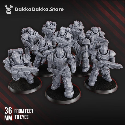 Ignisaurus Clan Warriors Tactical Squad Resin Miniatures Set product image