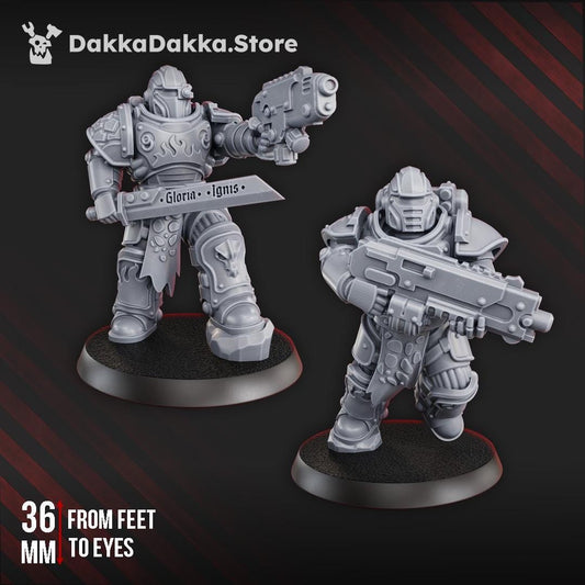 Ignisaurus Clan Warriors Tactical Squad Resin Miniatures Set alternate view 2