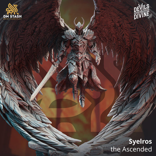 Ascended Angel of War Resin Miniature Figure product image