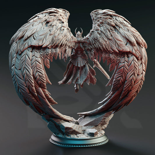 Ascended Angel of War Resin Miniature Figure alternate view 2