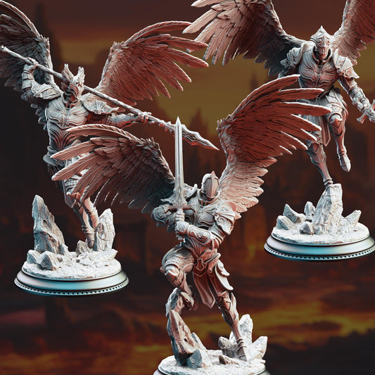 Angelic Warriors Resin Miniature Figure product image