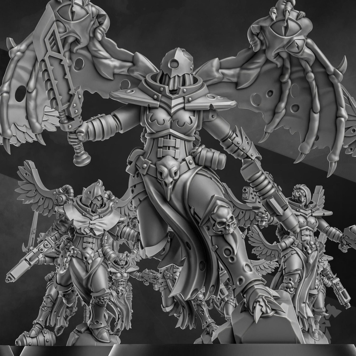 Airborne Witch Squad x5 Resin Miniatures Set product image