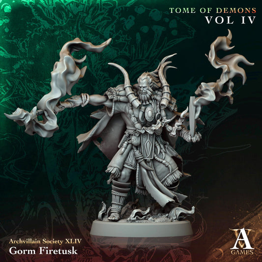 Gorm Firetusk Resin Miniature Figure product image