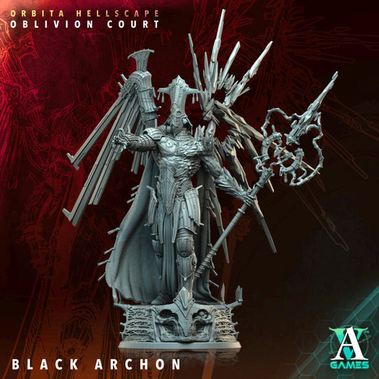 The Black Archon Resin Miniature Figure product image