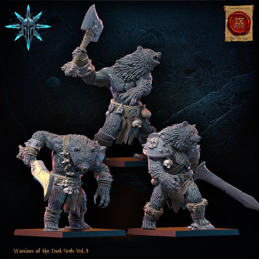 Chaos Werebears Resin Boss Miniature alternate view 2