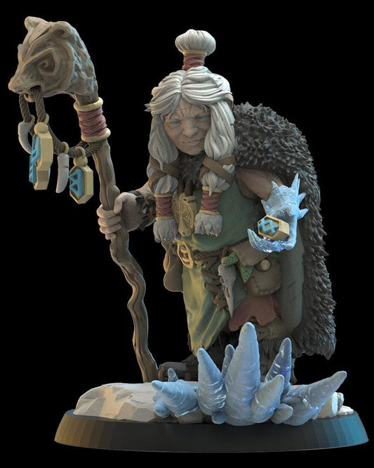 Nanna, Dwarf Runemaster Resin Boss Miniature product image