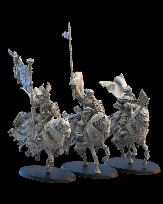 Calix Knights Command Group Resin Boss Miniature product image