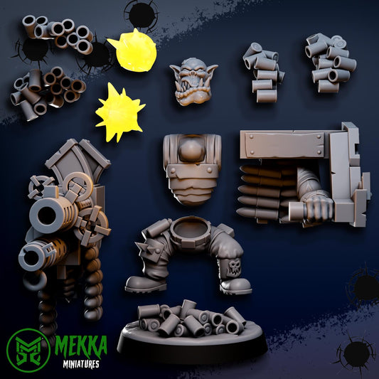 Giant Shoota Orc Resin Boss Miniature alternate view 2