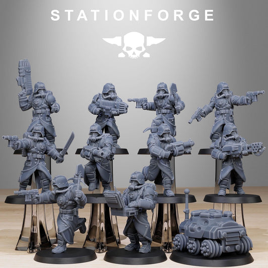 GrimGuard Bombardiers Resin Miniature Figure product image