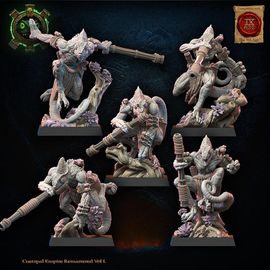 Lizard Kin Blowpipe Regiment Resin Miniatures Regiment product image