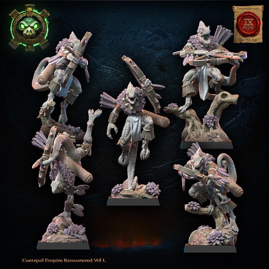 Lizard Kin Archer Regiment x10 Resin Miniatures Regiment product image