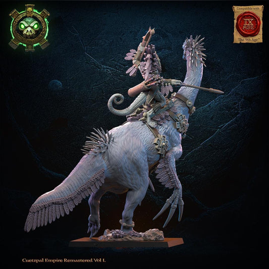 Mounted Lizard Kin Heroine Resin Vehicle Miniature product image