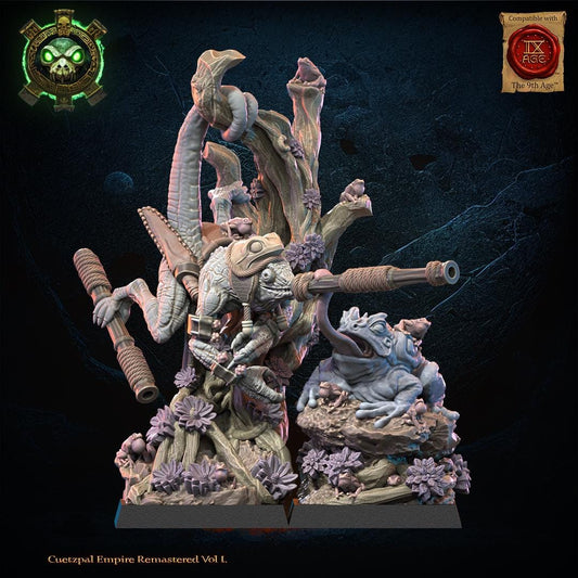 Lizard Kin Heroine Resin Boss Miniature alternate view 2