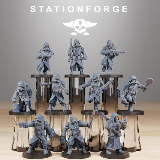 GrimGuard Acolytes Resin Miniature Figure product image