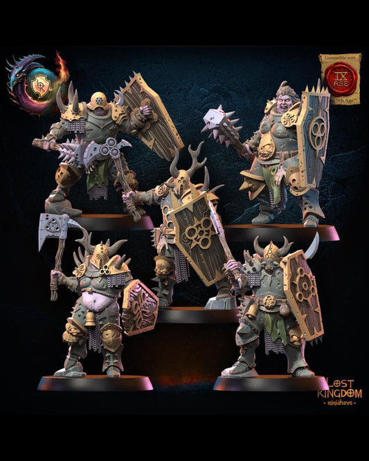 Gluttony Regiment x10 Resin Miniatures Regiment alternate view 2