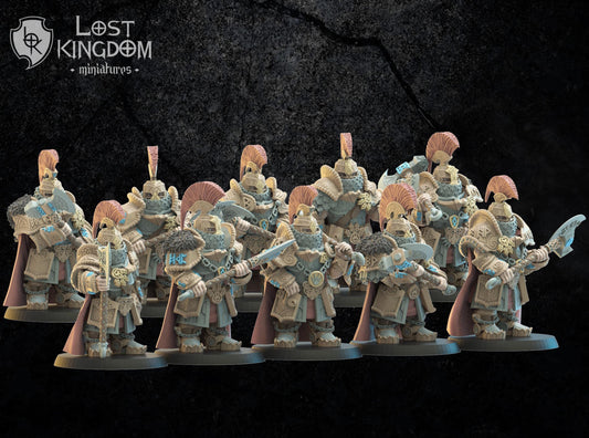 Dwarf Magyabor Guard Resin Boss Miniature product image